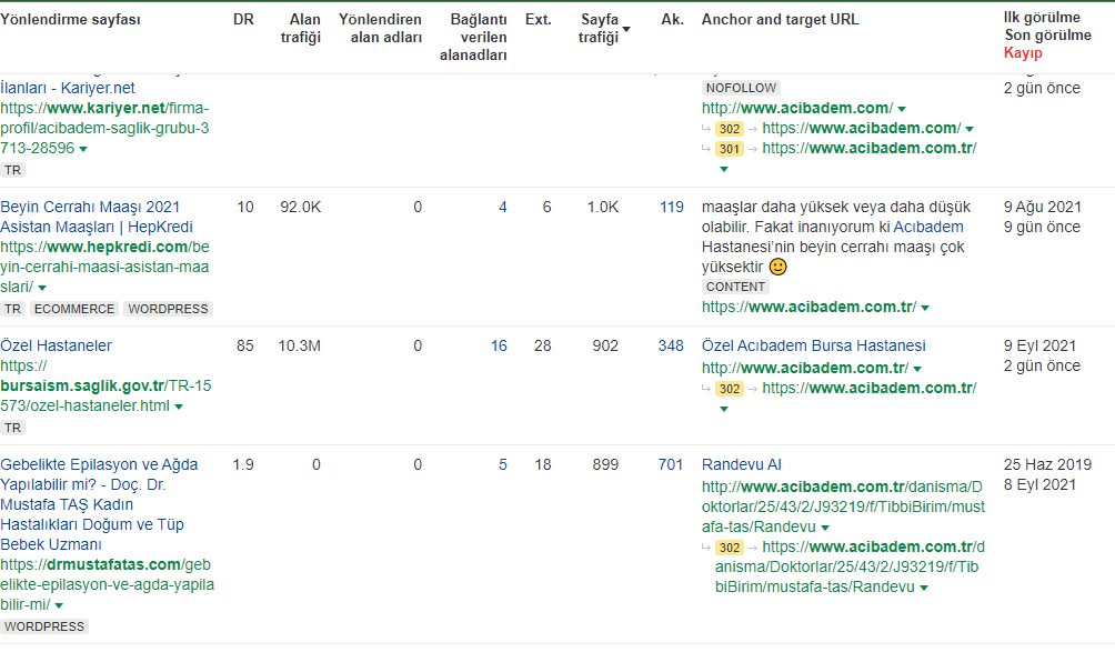 backlink araştırmaları