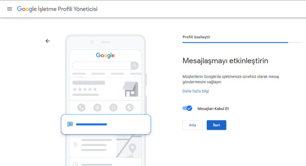 Google Benim İşletmem Kurulum