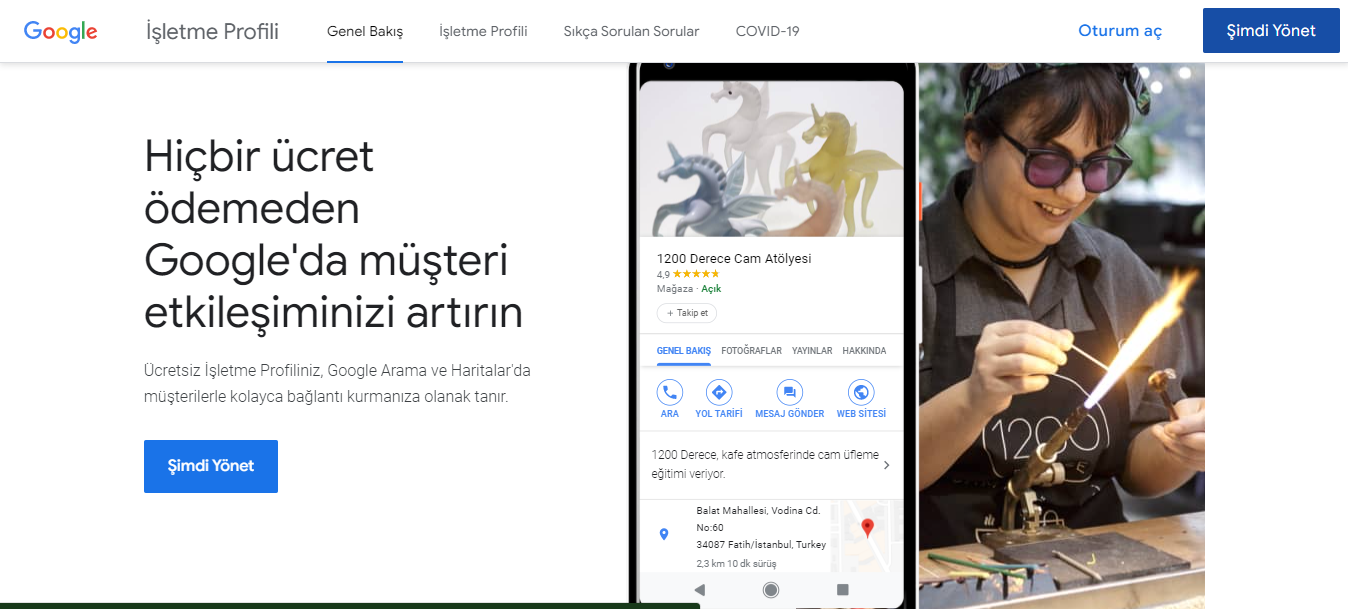 Google My Business Şimdi Başla