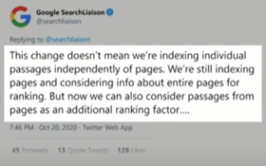 Google Passage İndex