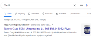 in Google Arama Operatörleri