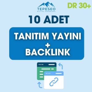 10 Adet Backlink Paketi