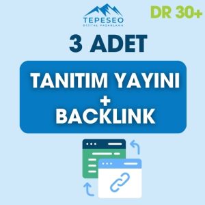 3 Adet Backlink Paketi