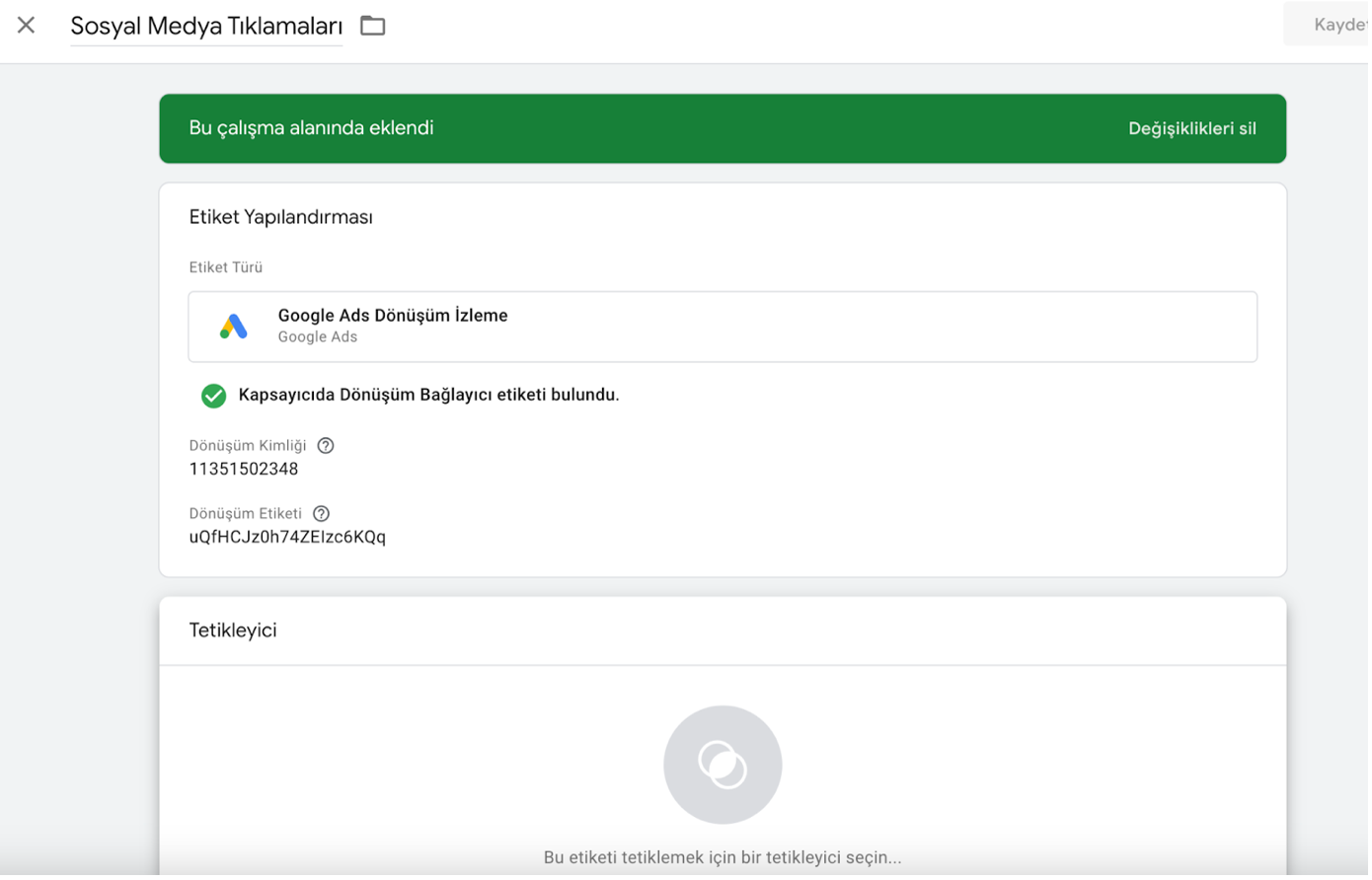 Google Ads Dönüşüm Kurma