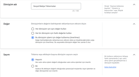 Google Ads Dönüşüm Kurma