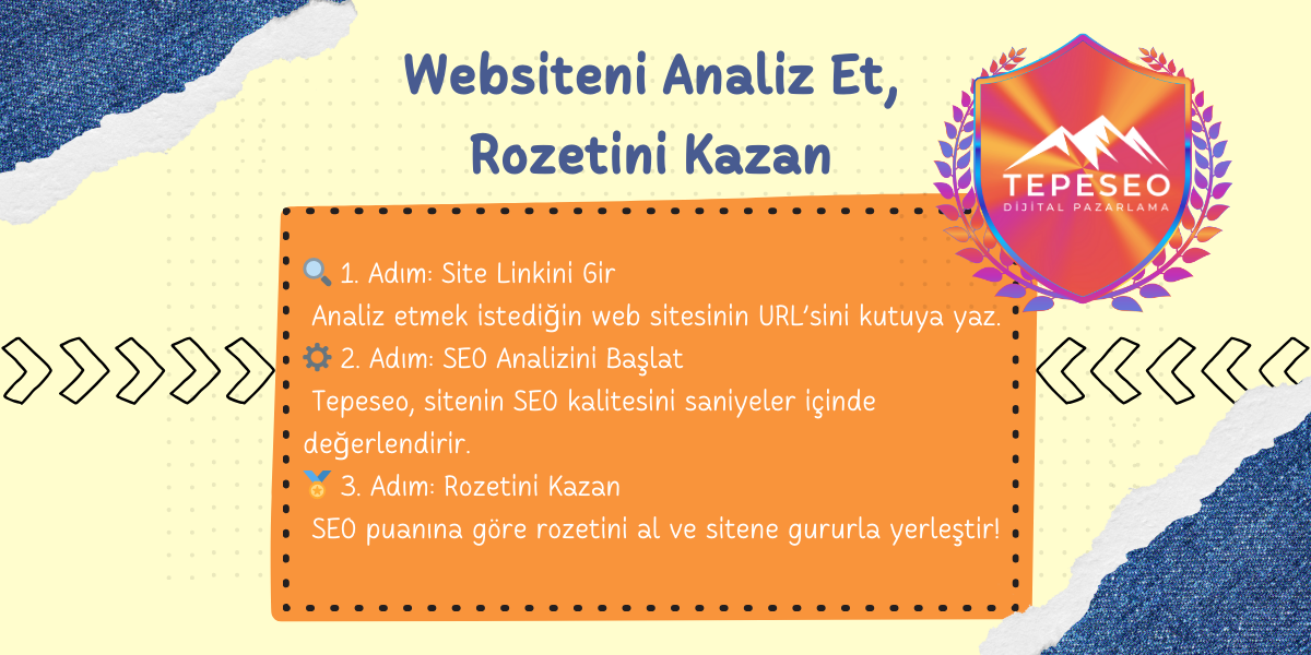 SEO HTML Rozet Ekleme