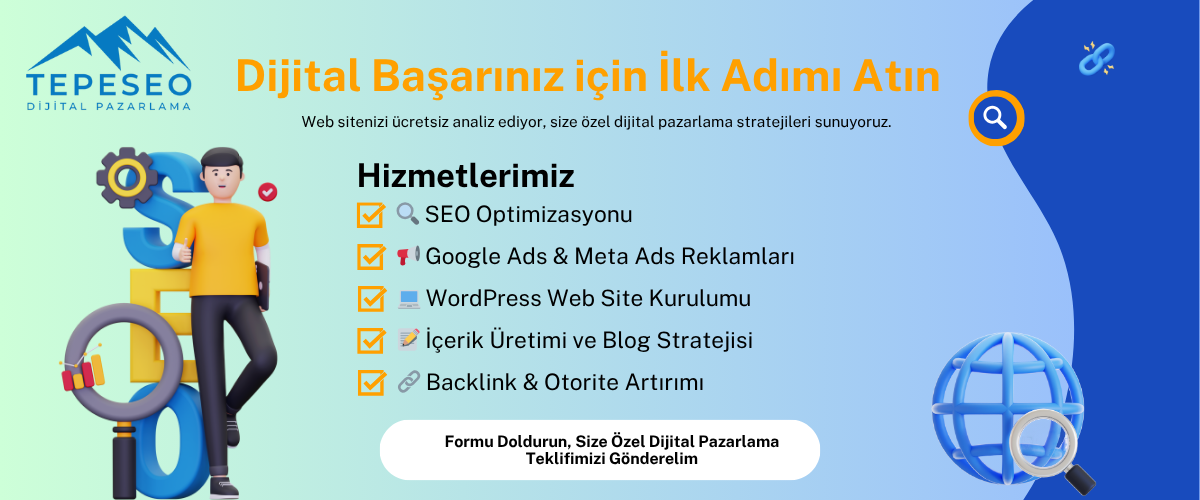 TEPESEO Teklif Al Banner